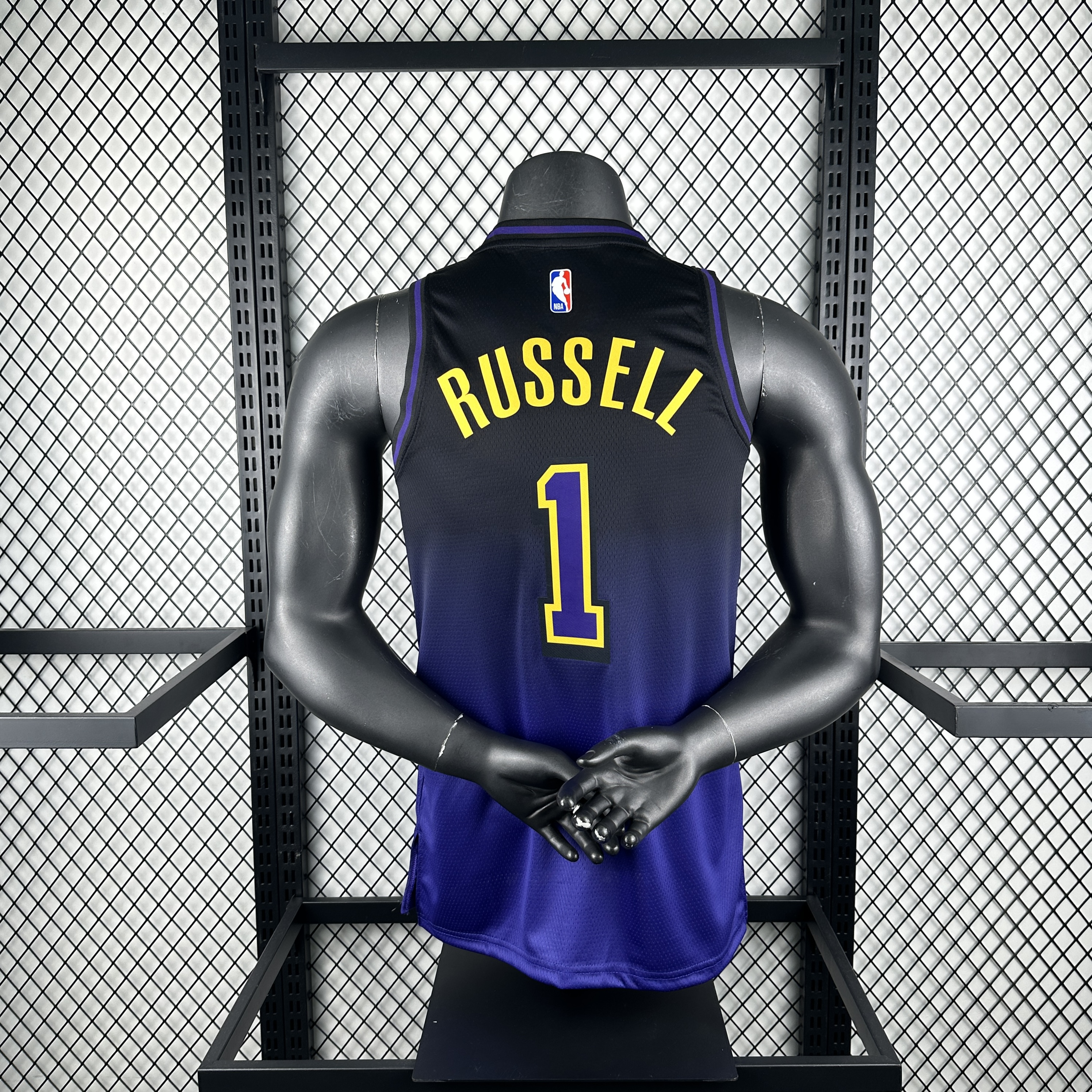 Men Los Angeles Lakers #1 Russell purple NBA 2024-25 Season Jerseys->los angeles lakers->NBA Jersey